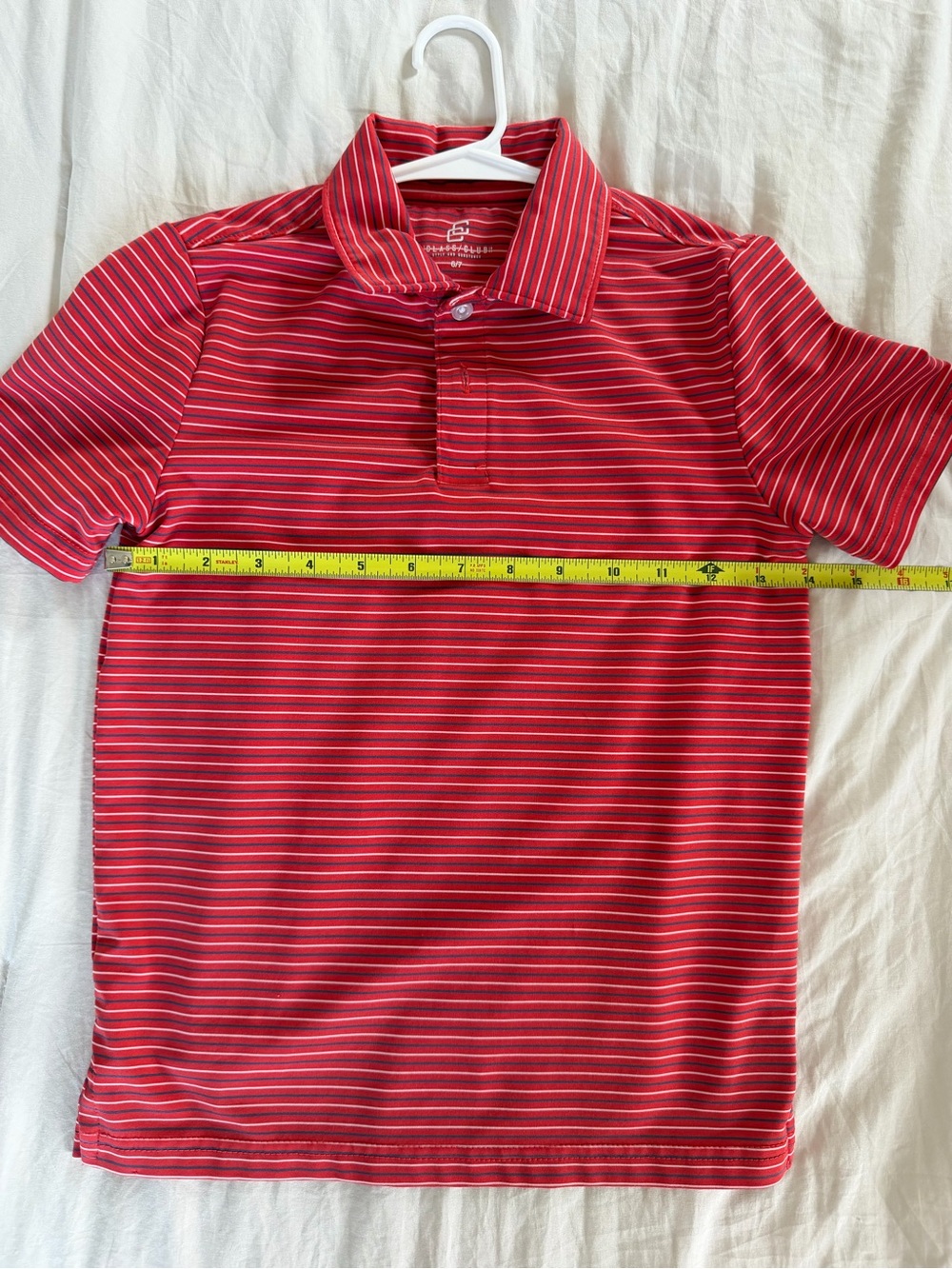 Class Club Red Striped Polo Shirt for Kids